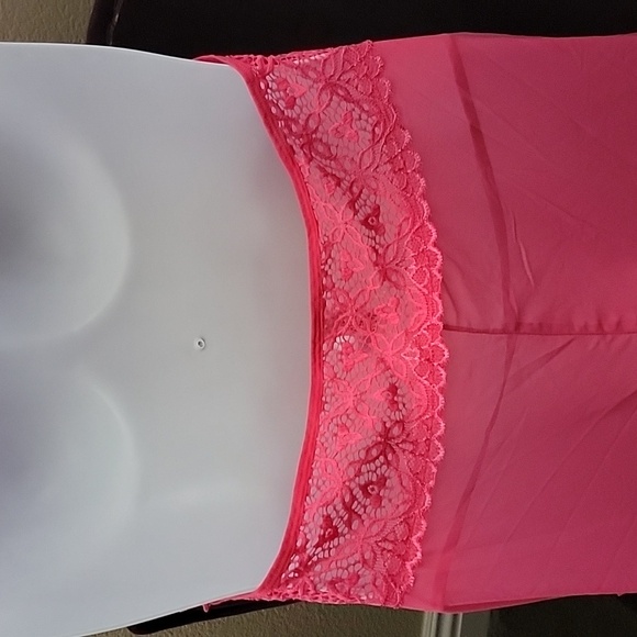 Women's Plus size  hot pink sheer baby doll 3X NWOT - Picture 7 of 15